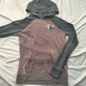 Volcom Two-Tone Gray and Brown Hoodie